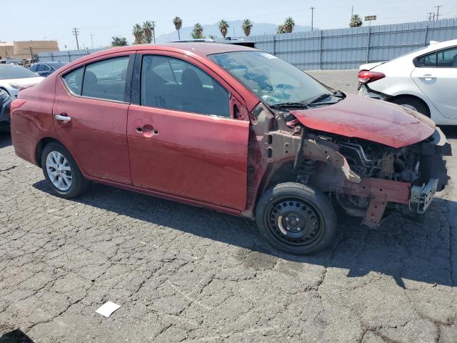  NISSAN VERSA 2018 Red