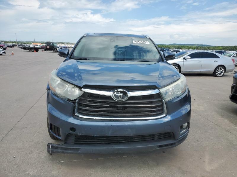  TOYOTA HIGHLANDER 2015 Blue