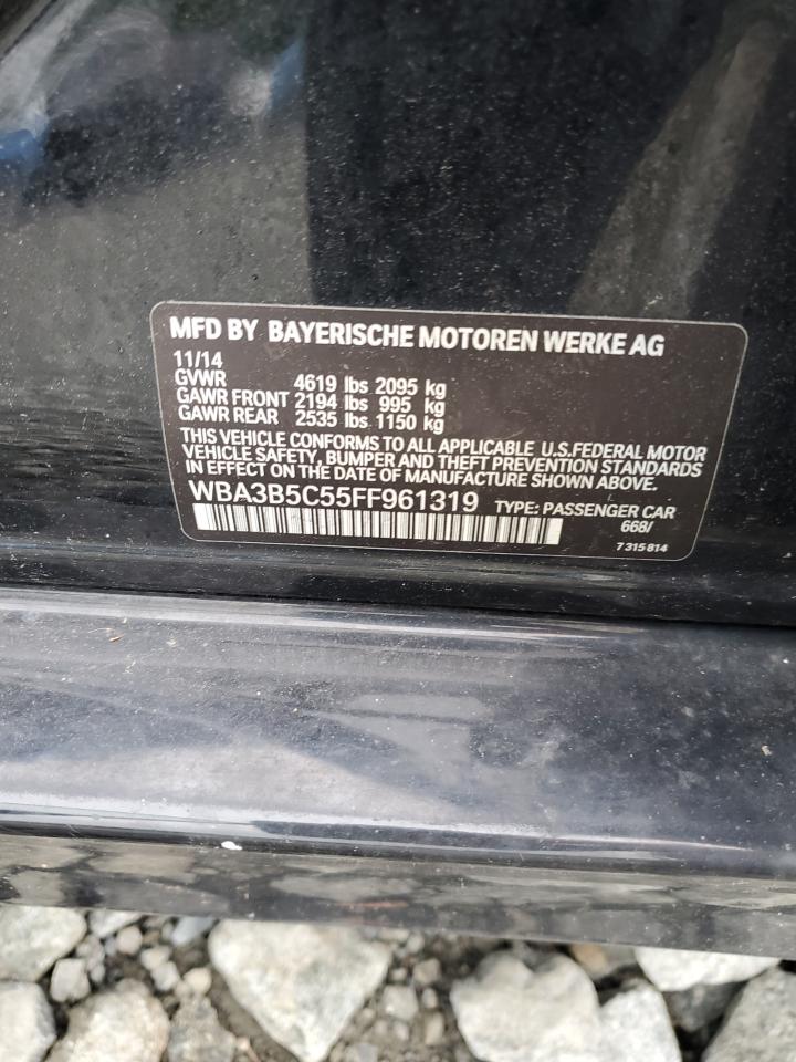 2015 BMW 328 Xi Sulev VIN: WBA3B5C55FF961319 Lot: 63677925