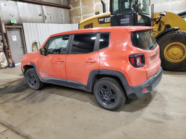  JEEP RENEGADE 2017 Оранжевый