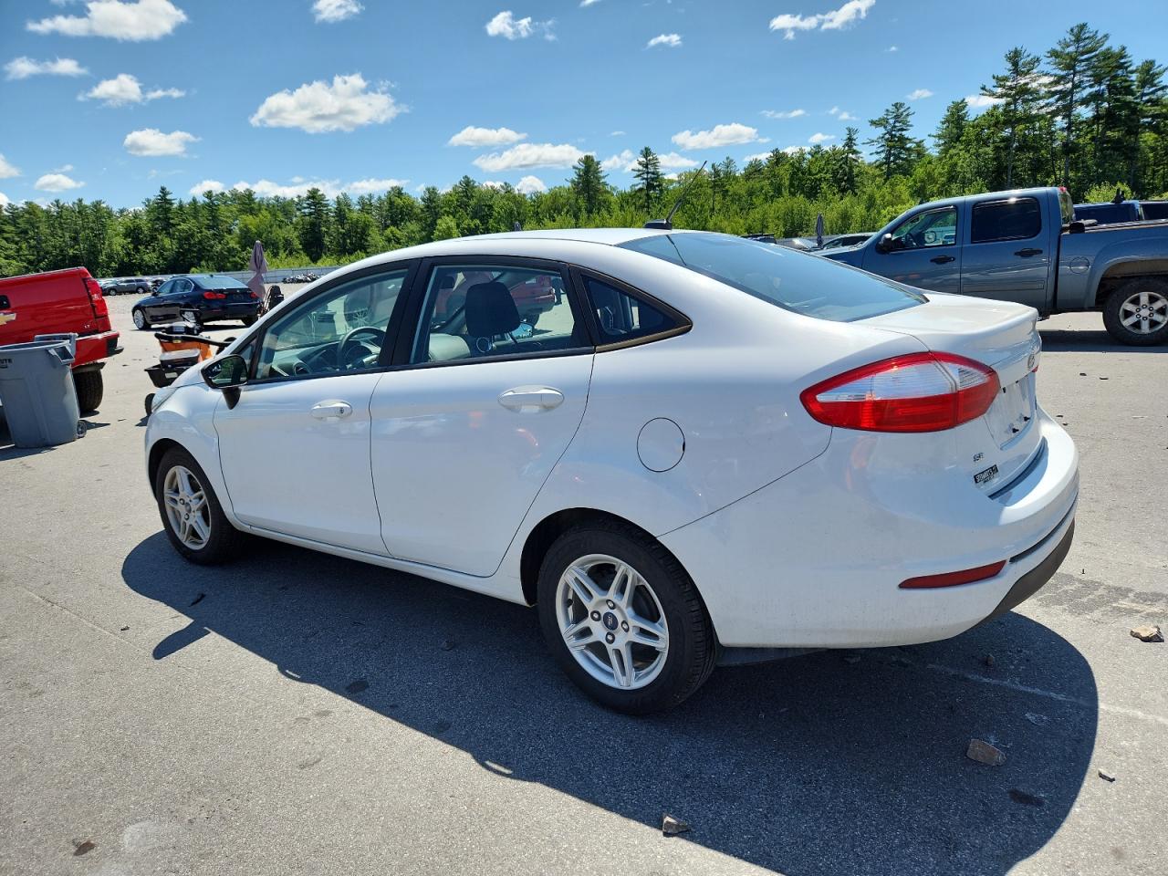2019 Ford Fiesta Se white null gasoline 3FADP4BJ2KM125470 photo #3