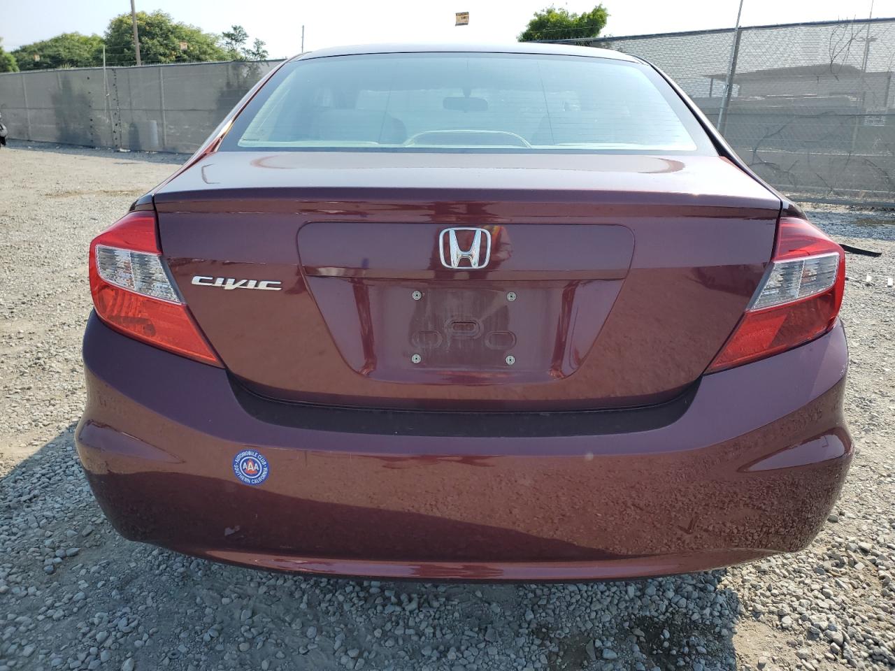 2012 Honda Civic Ex VIN: 19XFB2F82CE358533 Lot: 64650845