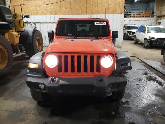  JEEP WRANGLER 2018 Оранжевый