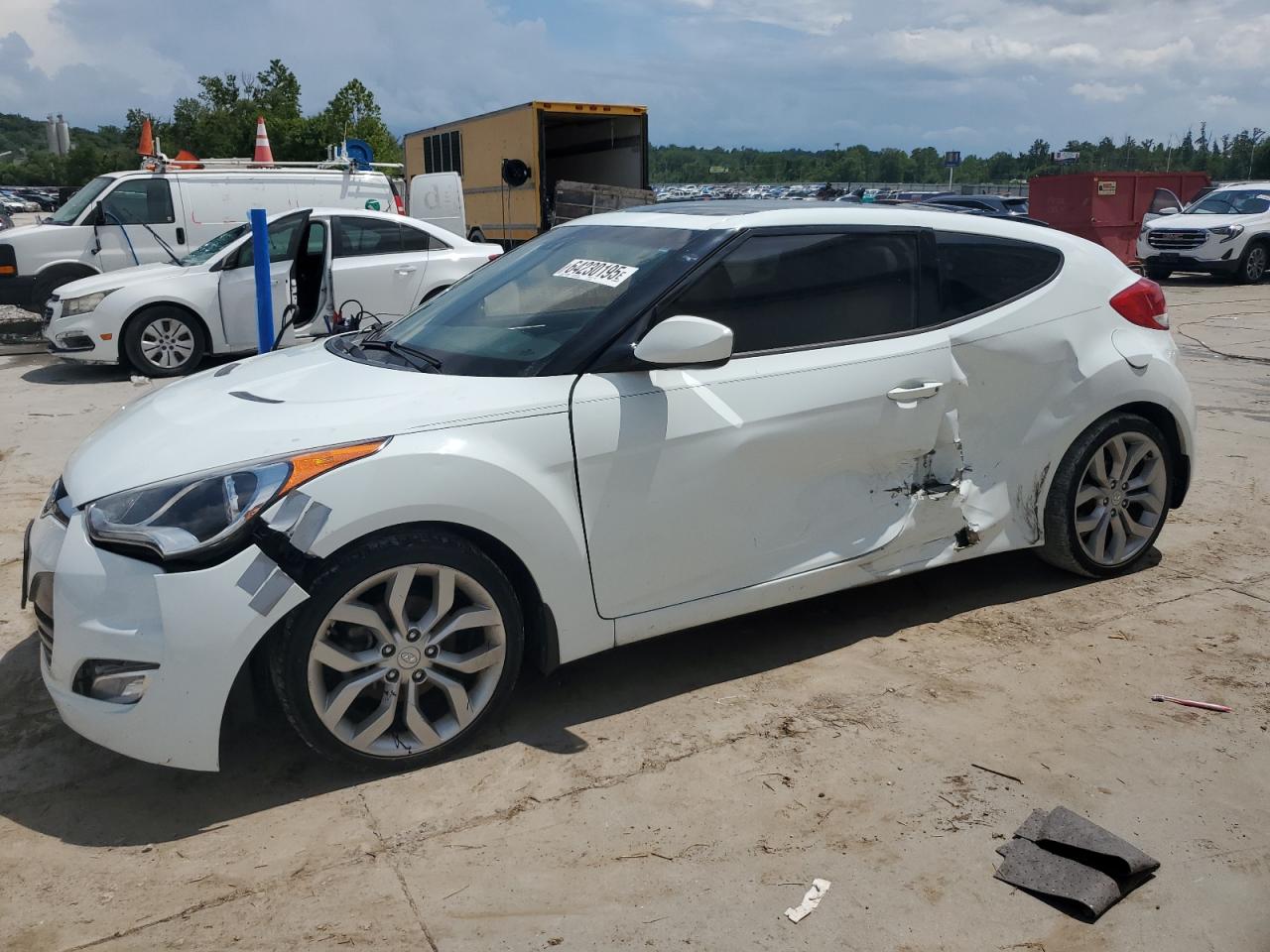 2013 Hyundai Veloster VIN: KMHTC6ADXDU093757 Lot: 64230195