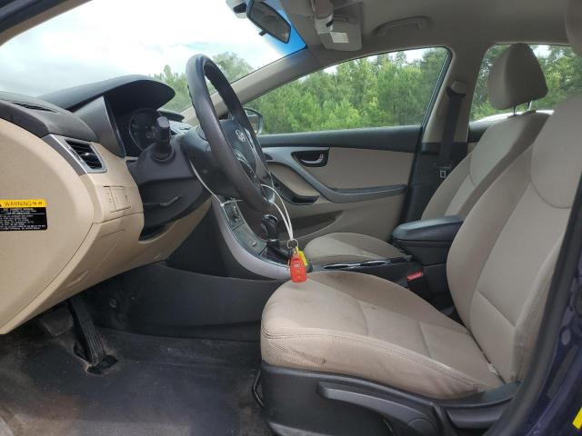  HYUNDAI ELANTRA 2014 Granatowy