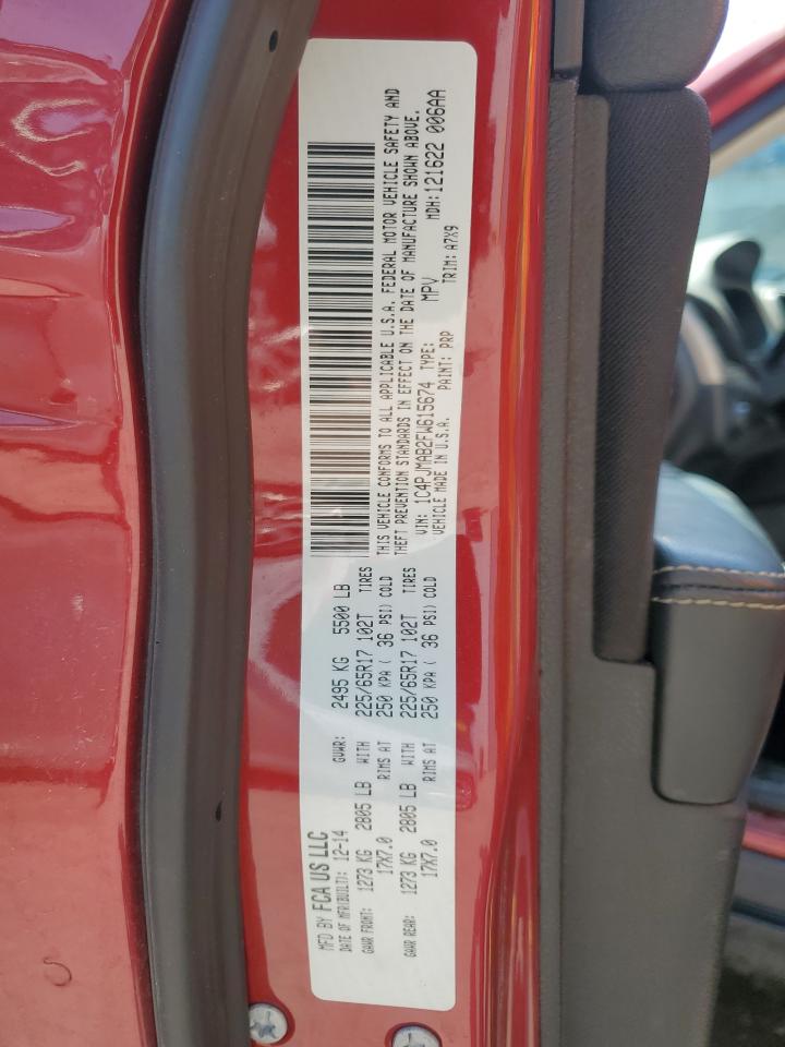 2015 Jeep Cherokee Sport VIN: 1C4PJMAB2FW615674 Lot: 66302535