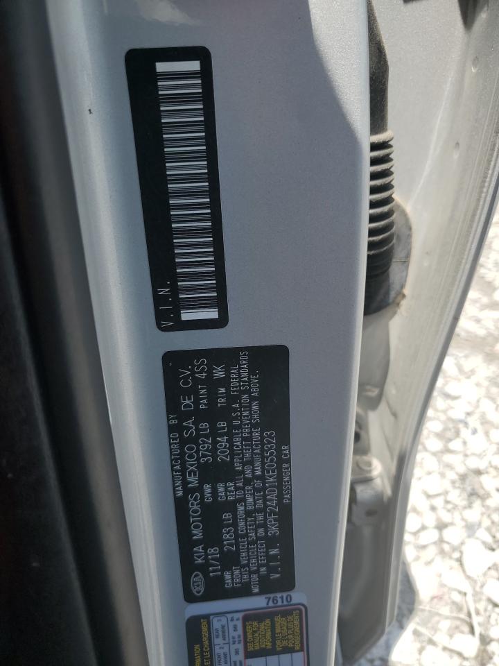 2019 Kia Forte Fe VIN: 3KPF24AD1KE055323 Lot: 66177945