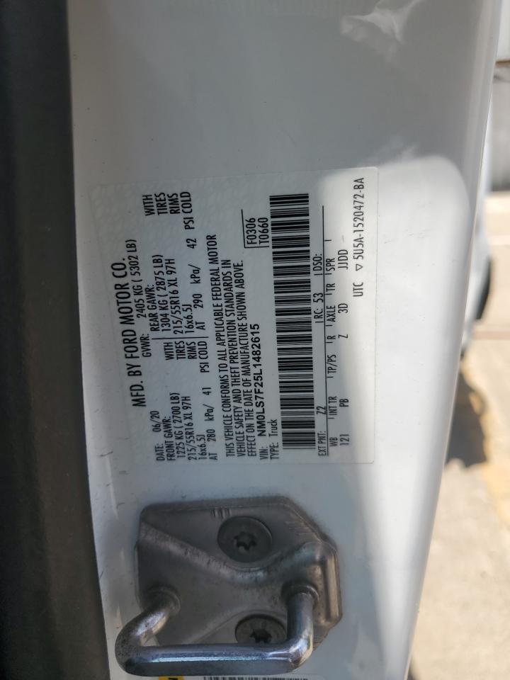 2020 Ford Transit Connect Xlt VIN: NM0LS7F25L1482615 Lot: 63610405