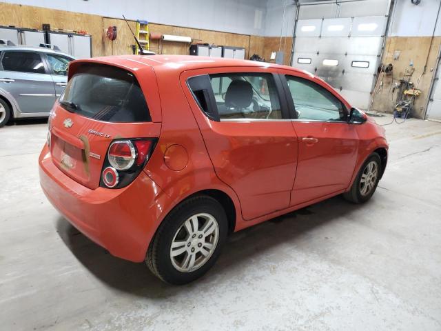  CHEVROLET SONIC 2013 Orange