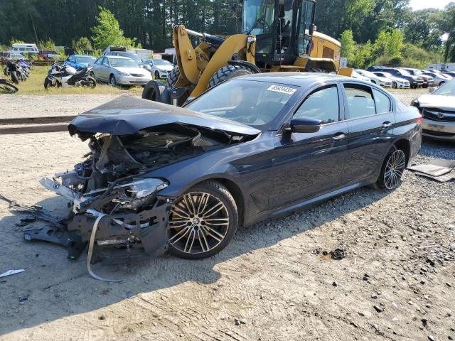  BMW 5 SERIES 2017 Синий