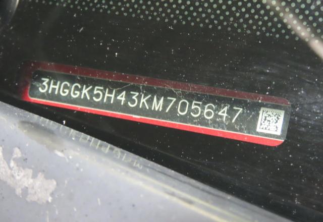 2019 HONDA FIT LX  