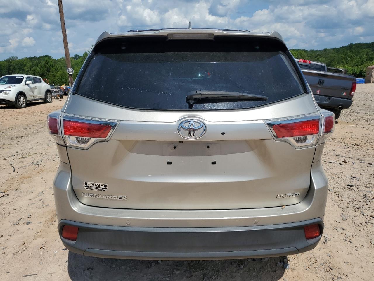 2015 Toyota Highlander Limited VIN: 5TDYKRFH7FS049247 Lot: 64124255