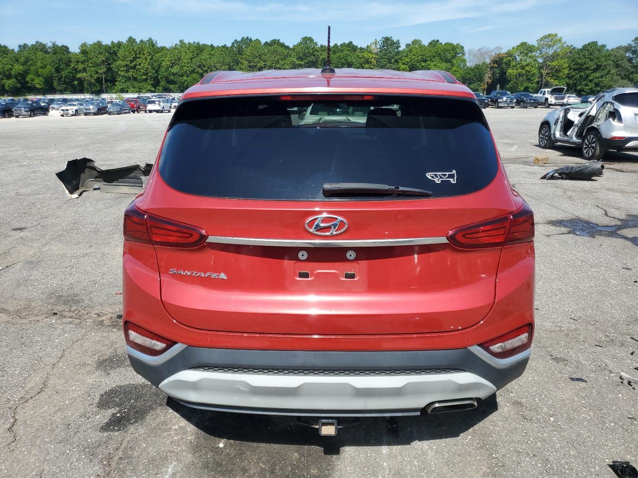 2019 Hyundai Santa Fe Se VIN: 5NMS23AD7KH017340 Lot: 64639385