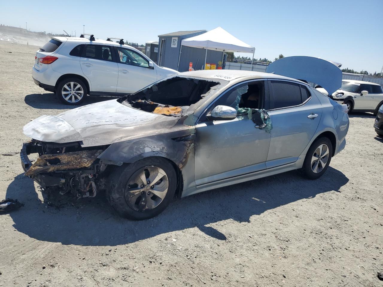 2015 Kia Optima Hybrid VIN: KNAGM4AD0F5078377 Lot: 64847455