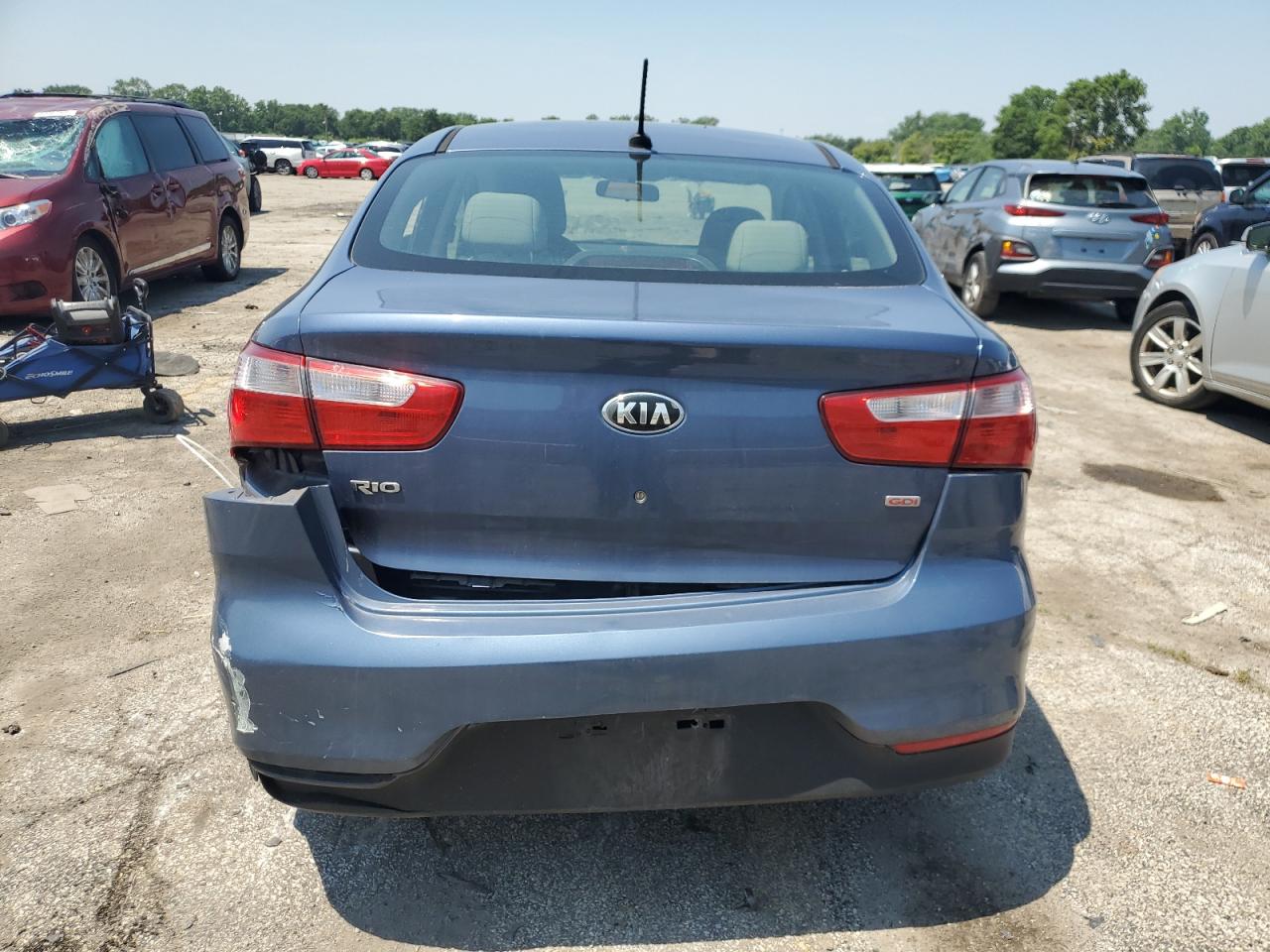 2016 Kia Rio Lx VIN: KNADM4A37G6646663 Lot: 63369065
