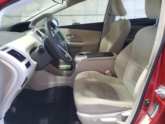  TOYOTA PRIUS 2014 Red