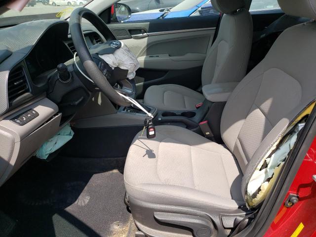  HYUNDAI ELANTRA 2020 Czerwony