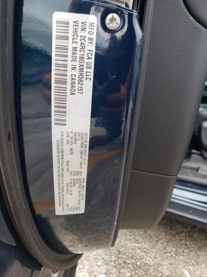2021 Chrysler Pacifica Touring L VIN: 2C4RC1BGXMR562157 Lot: 64605595