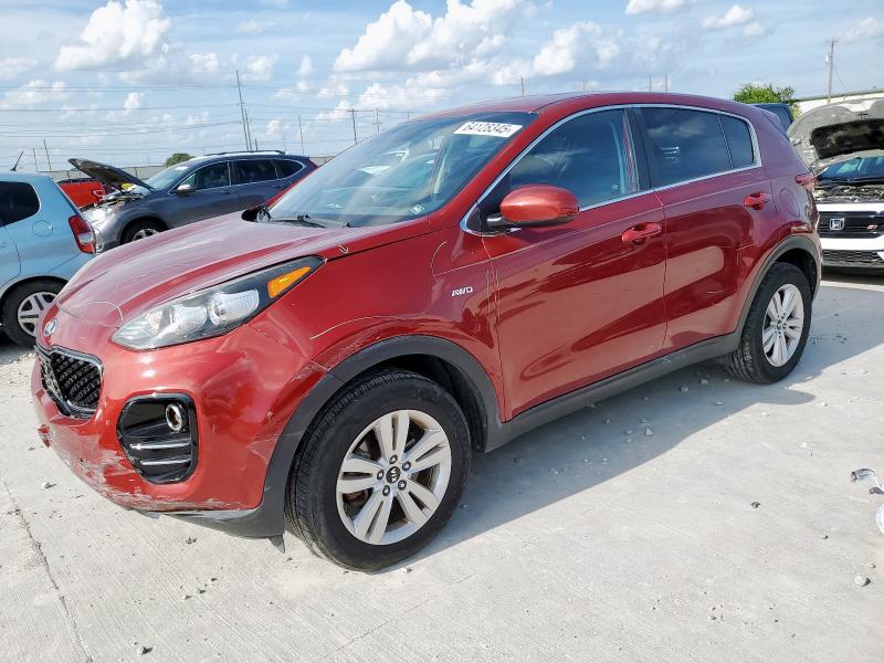  KIA SPORTAGE 2017 Red