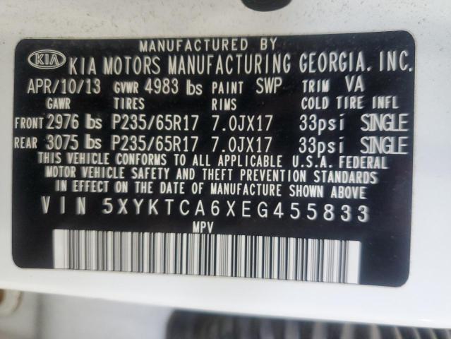 2014 KIA SORENTO LX