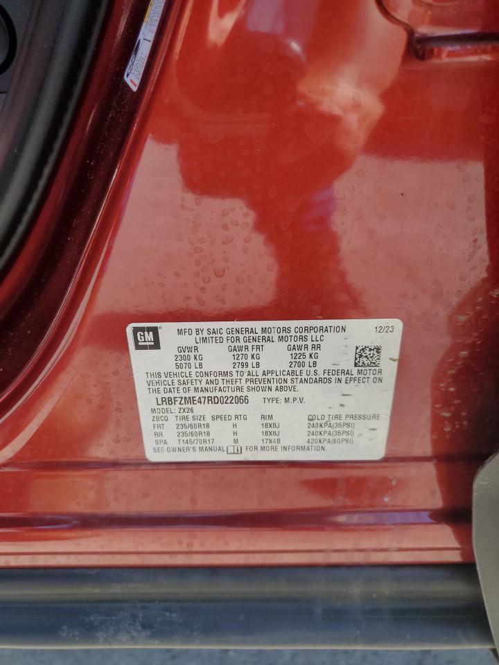 2024 Buick Envision Preferred VIN: LRBFZME47RD022066 Lot: 63253795