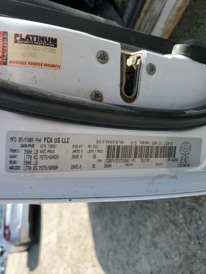 2015 Ram 1500 Sport VIN: 1C6RR7HT2FS733546 Lot: 65462805