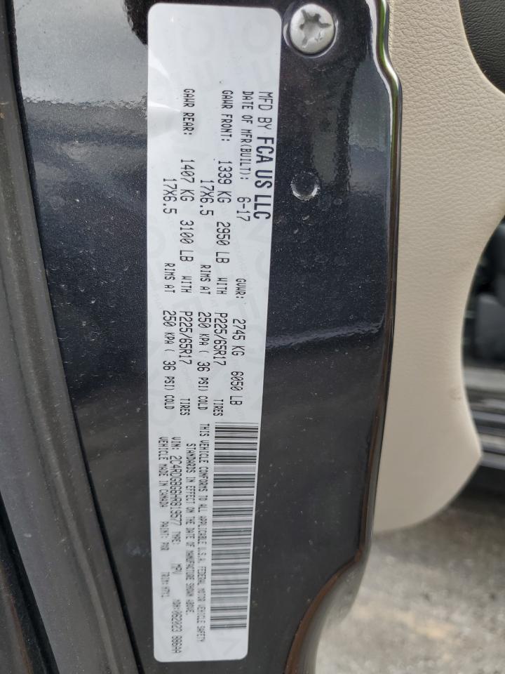 2017 Dodge Grand Caravan Se VIN: 2C4RDGBG6HR819577 Lot: 64309515
