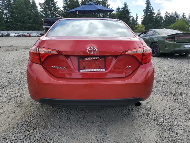  TOYOTA COROLLA 2018 Czerwony