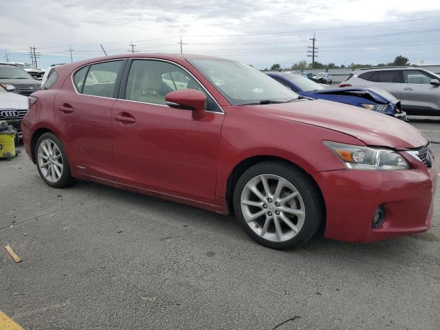 Hatchbacks LEXUS CT 200 2013 Czerwony