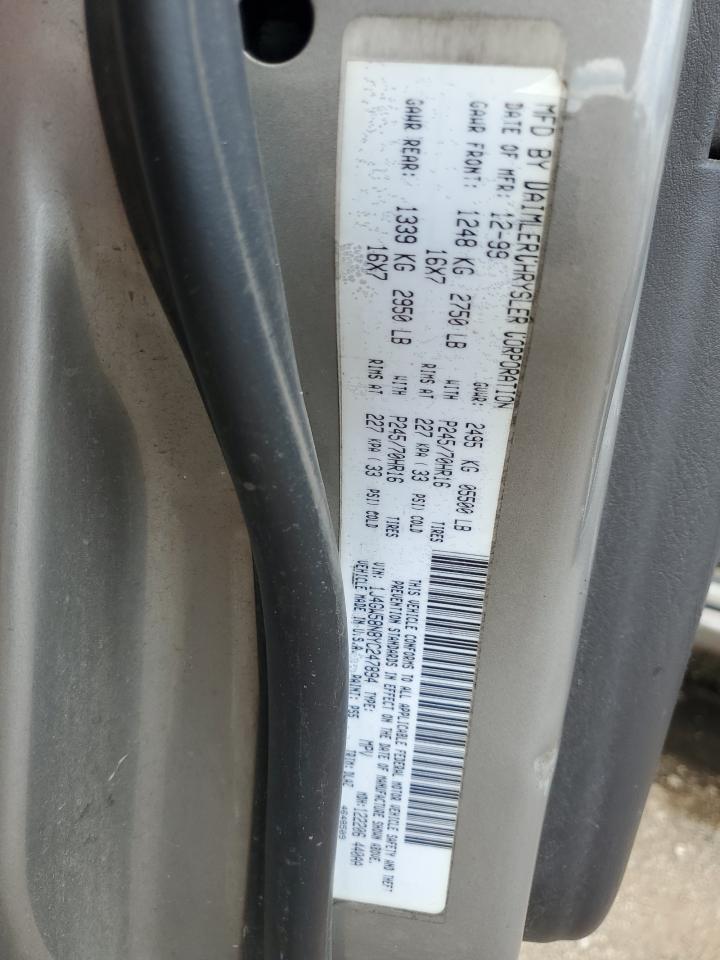 2000 Jeep Grand Cherokee Limited VIN: 1J4GW58N8YC247894 Lot: 65372325