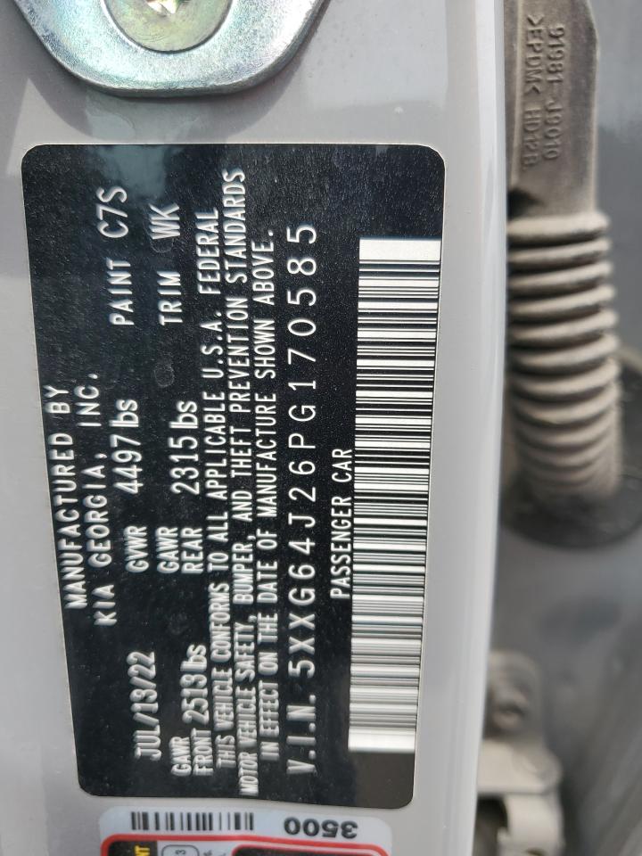 2023 Kia K5 Gt Line VIN: 5XXG64J26PG170585 Lot: 66156795