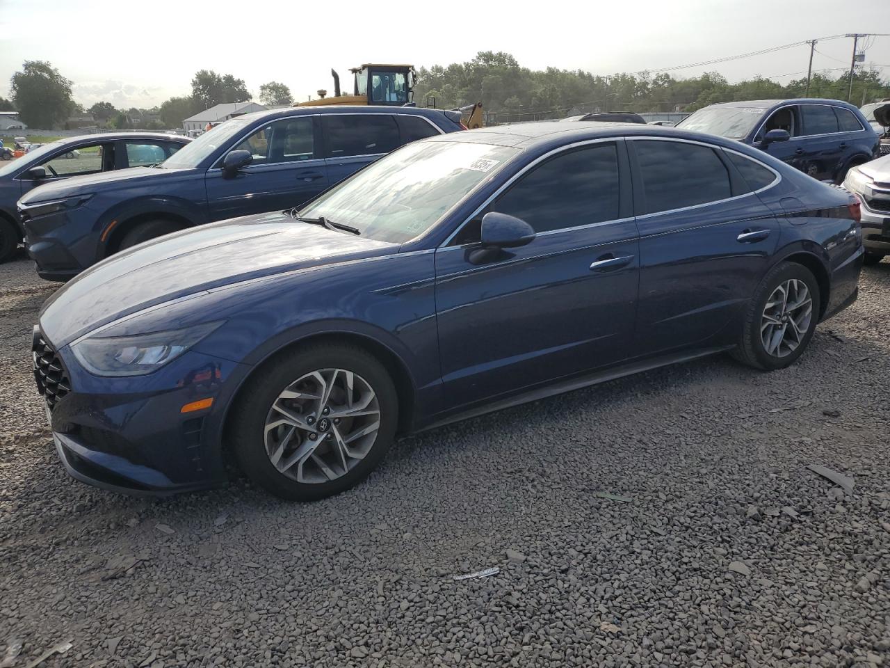 2021 Hyundai Sonata Sel blue null gas 5NPEF4JA5MH123644 photo #1