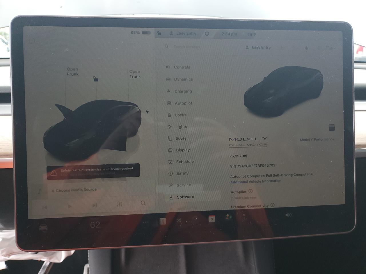 2024 Tesla Model Y VIN: 7SAYGDEF7RF045702 Lot: 63604495