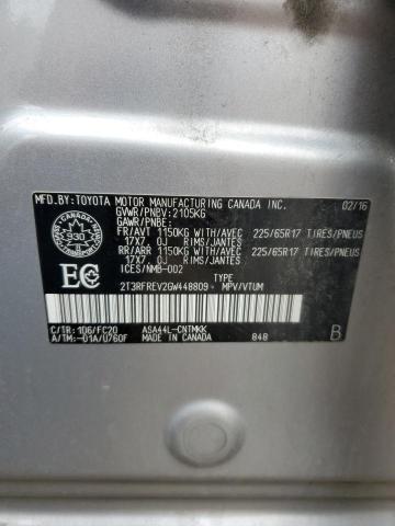 2016 TOYOTA RAV4 XLE  