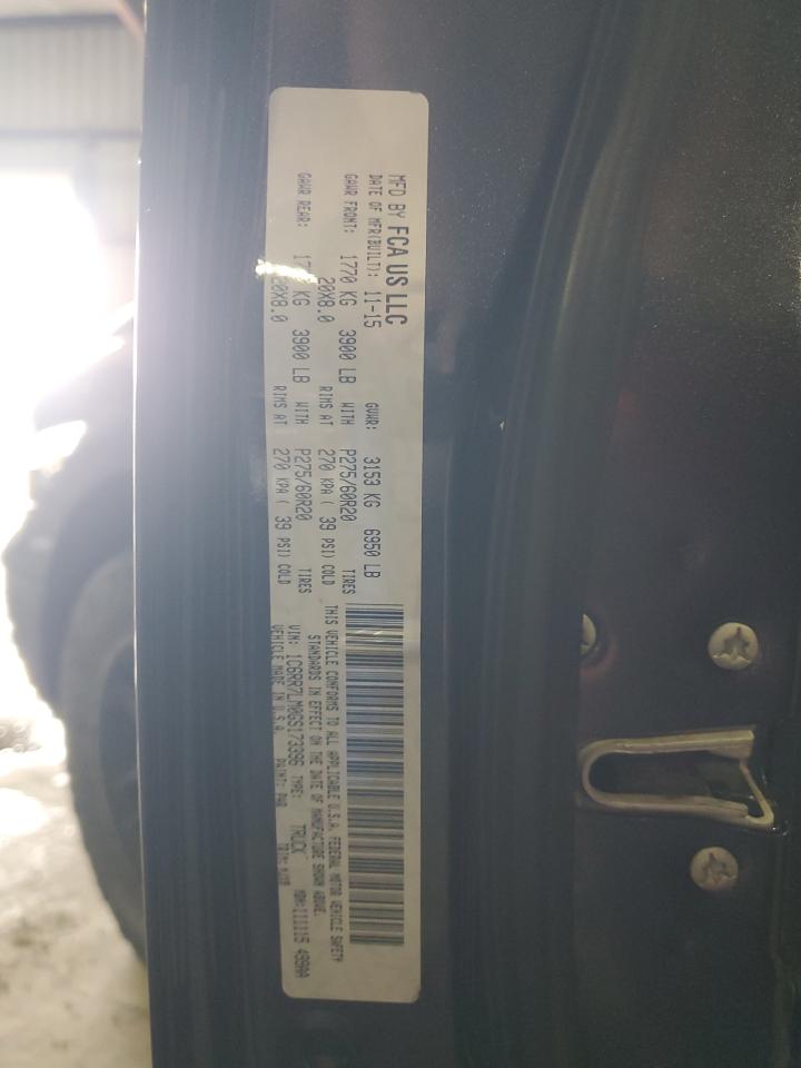 2016 Ram 1500 Slt VIN: 1C6RR7LM0GS173396 Lot: 64642835