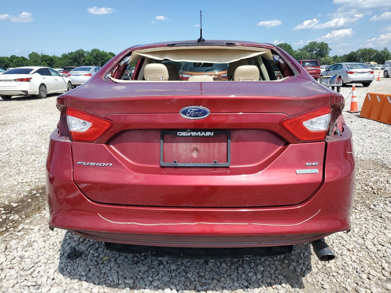 2014 Ford Fusion Se VIN: 3FA6P0HD9ER199303 Lot: 61716455