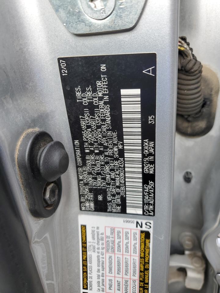2008 Toyota 4Runner Sr5 VIN: JTEBU14RX8K014334 Lot: 66175055
