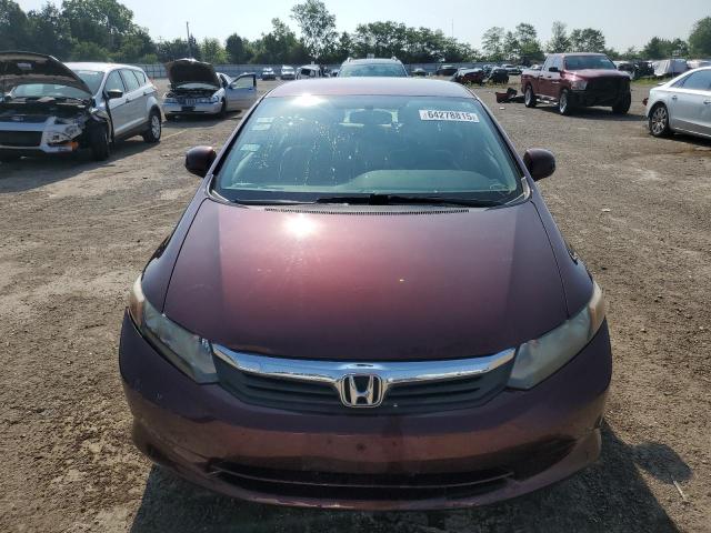  HONDA CIVIC 2012 Czerwony