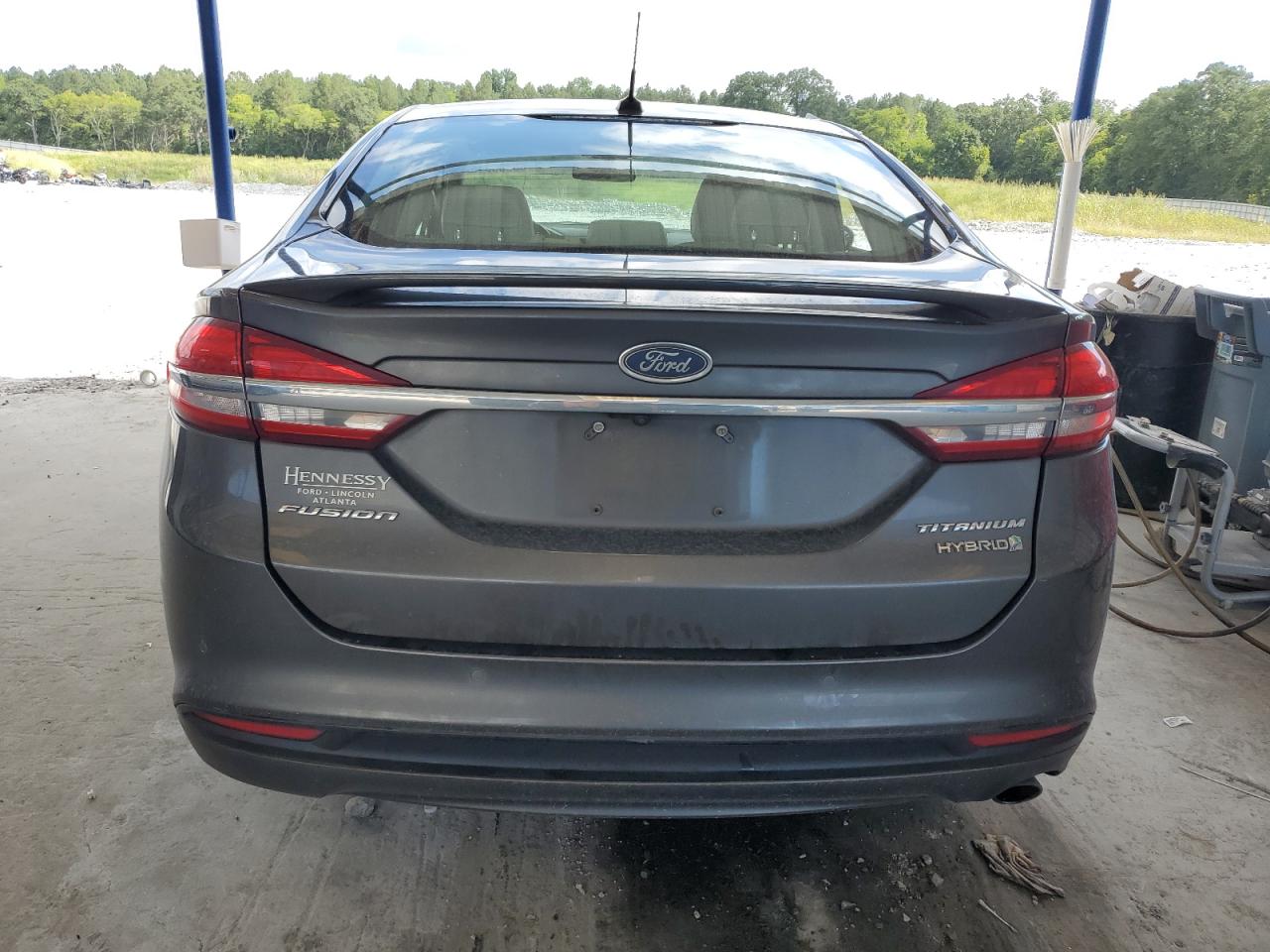 2017 Ford Fusion Titanium Hev VIN: 3FA6P0RU0HR383936 Lot: 65385315