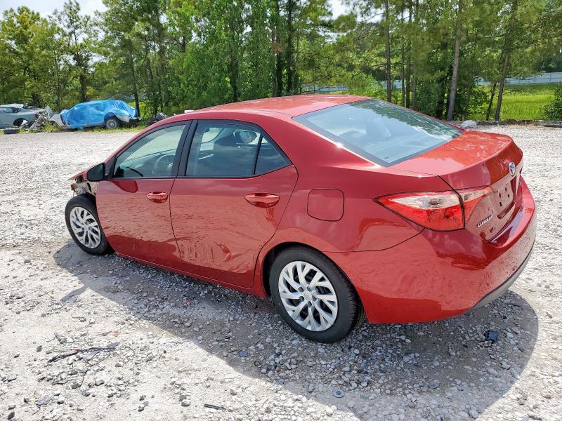  TOYOTA COROLLA 2018 Бордовый