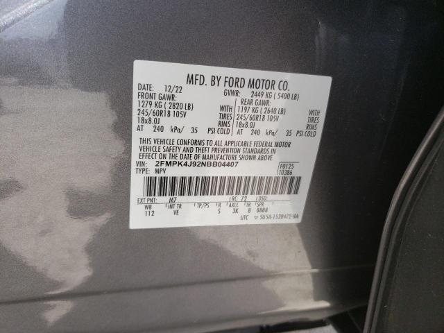2022 FORD EDGE SEL  