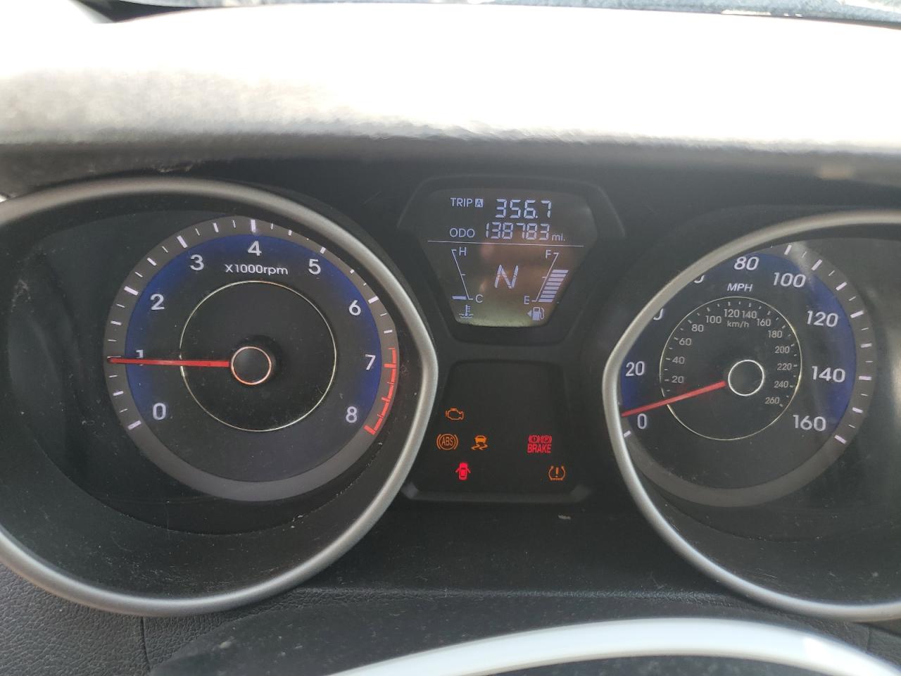 2012 Hyundai Elantra Gls VIN: KMHDH4AE7CU454475 Lot: 66629005