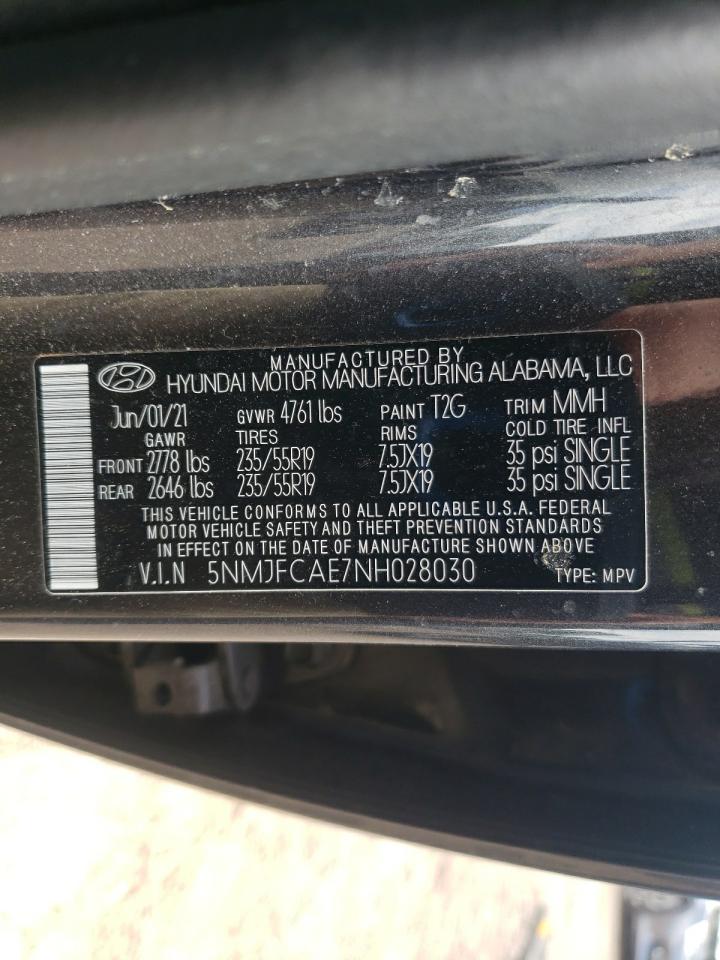 2022 Hyundai Tucson Sel VIN: 5NMJFCAE7NH028030 Lot: 66685955