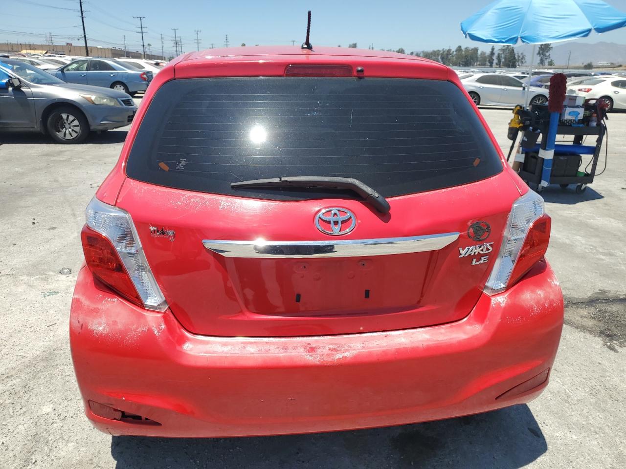 2013 Toyota Yaris VIN: JTDKTUD32DD551864 Lot: 63382825