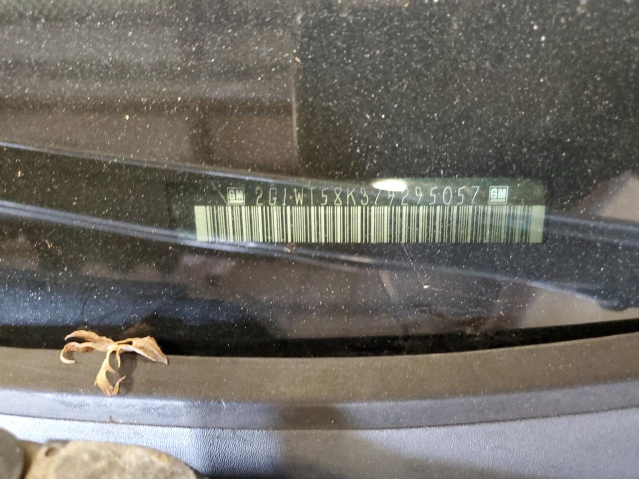 2007 Chevrolet Impala Lt VIN: 2G1WT58K379295057 Lot: 64846505