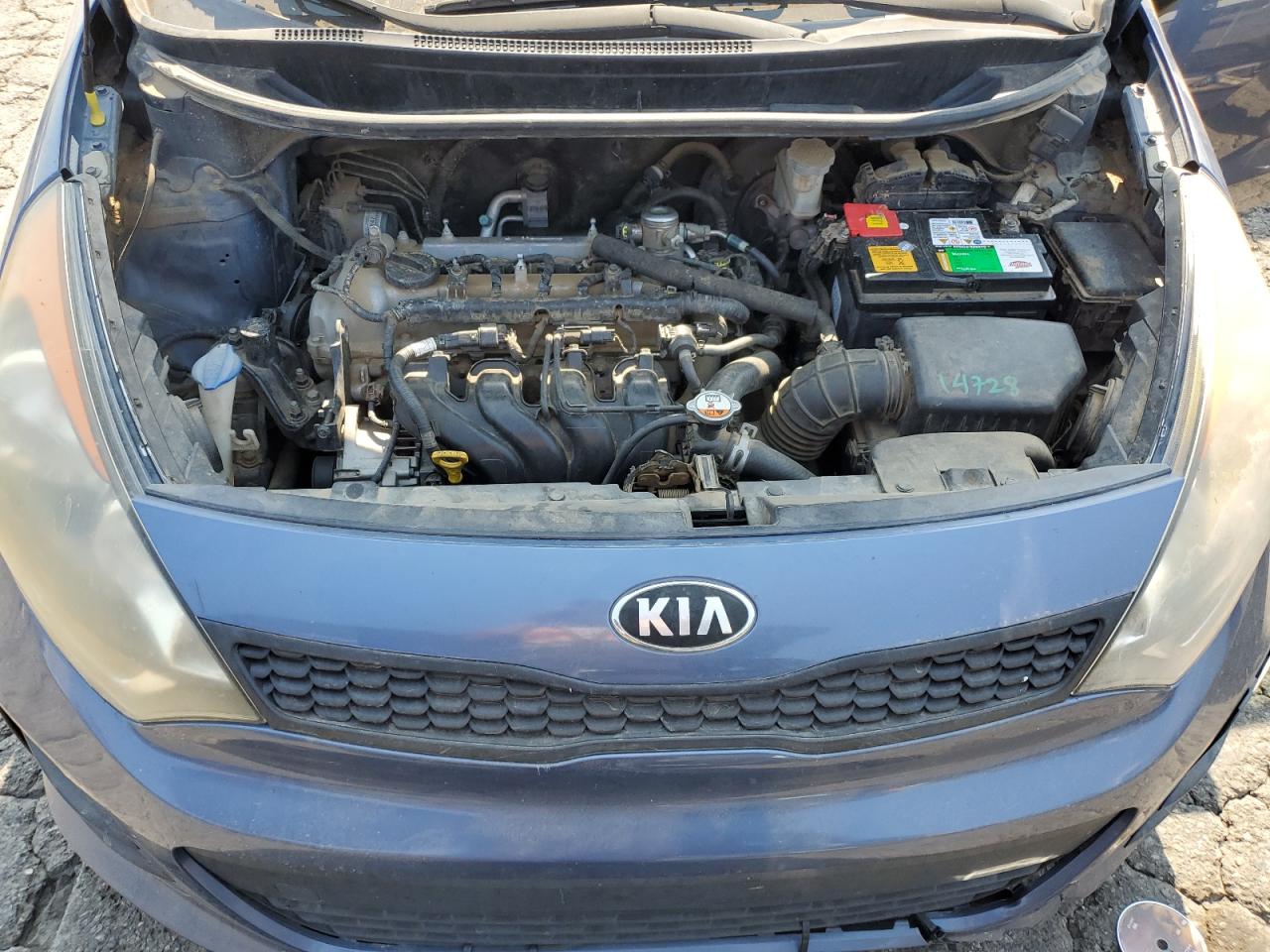 2016 Kia Rio Lx VIN: KNADM5A3XG6665360 Lot: 65366275