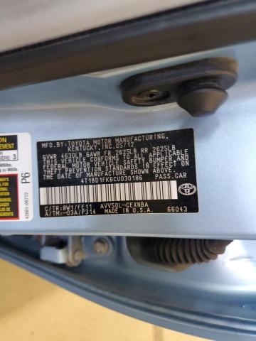 2012 TOYOTA CAMRY HYBRID  