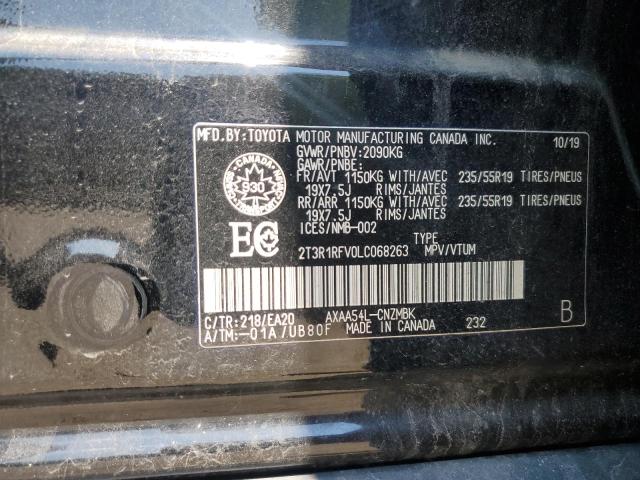 2020 TOYOTA RAV4 XLE  