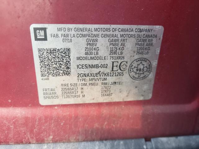 2019 CHEVROLET EQUINOX LT  