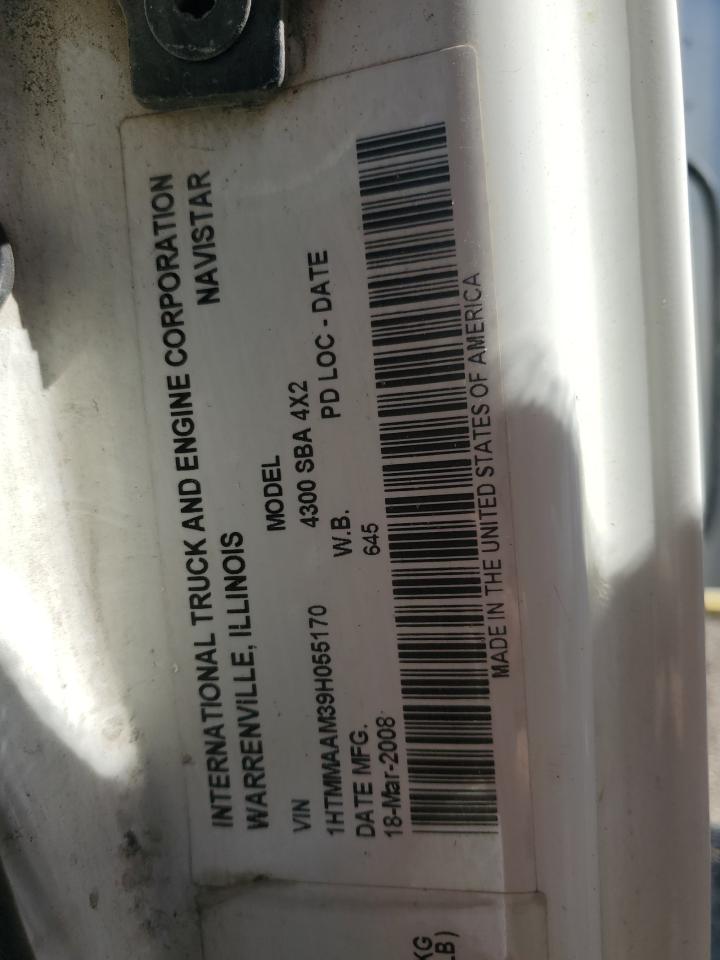 2009 International 4000 4300 VIN: 1HTMMAAM39H055170 Lot: 64031155